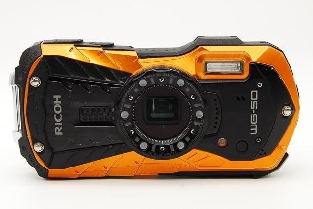 【実用品】RICOH リコー 防水デジタルカメラ RICOH WG-50 オレンジ 管 3651