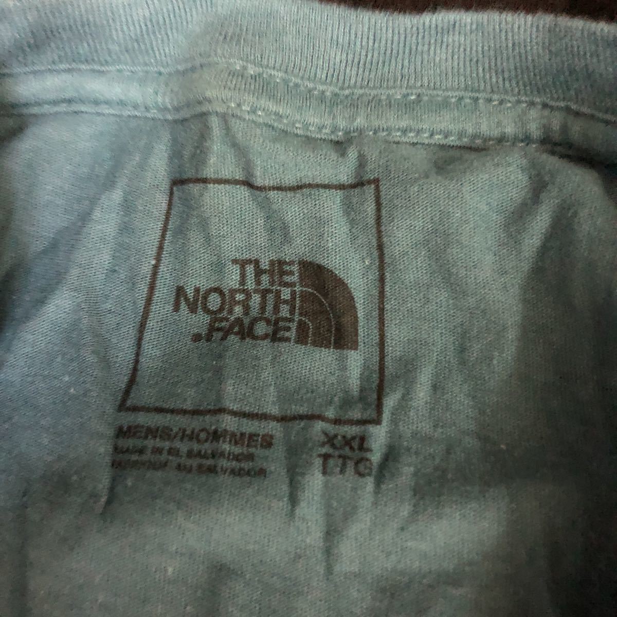 THE NORTH FACE ノースフェイス ロンT ロングスリーブ　Tシャツ　xxl ブルー　送料無料
