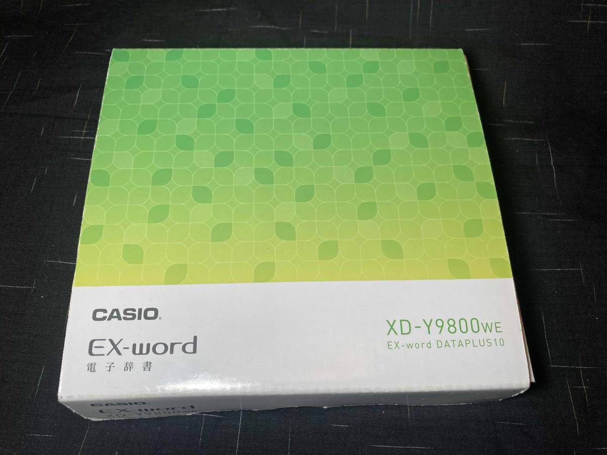 未使用 CASIO EXword XD-Y9800WE カシオ 電子辞書_画像4