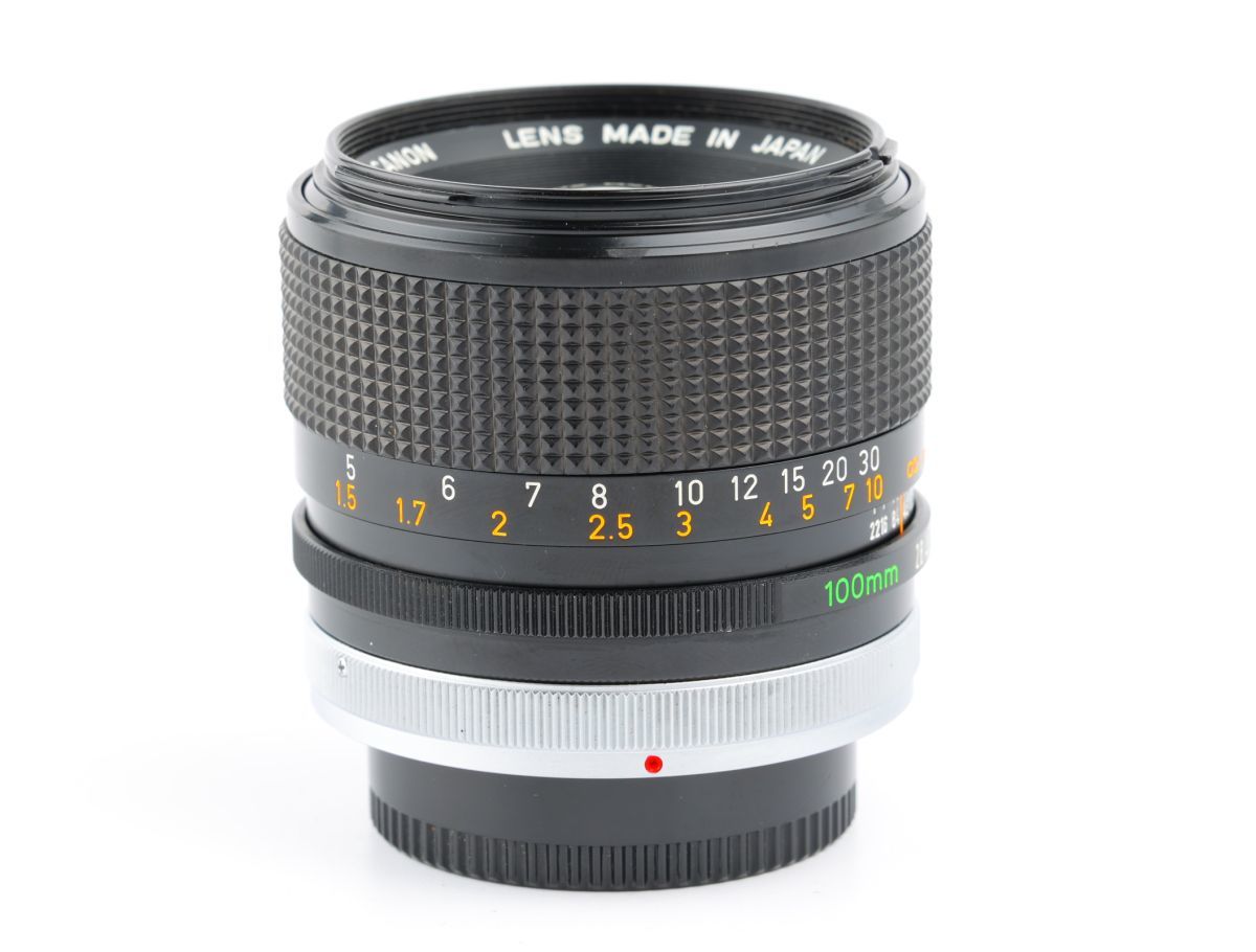 01254cmrk Canon FD 100mm F2.8 S.S.C 単焦点 中望遠レンズ FDマウント