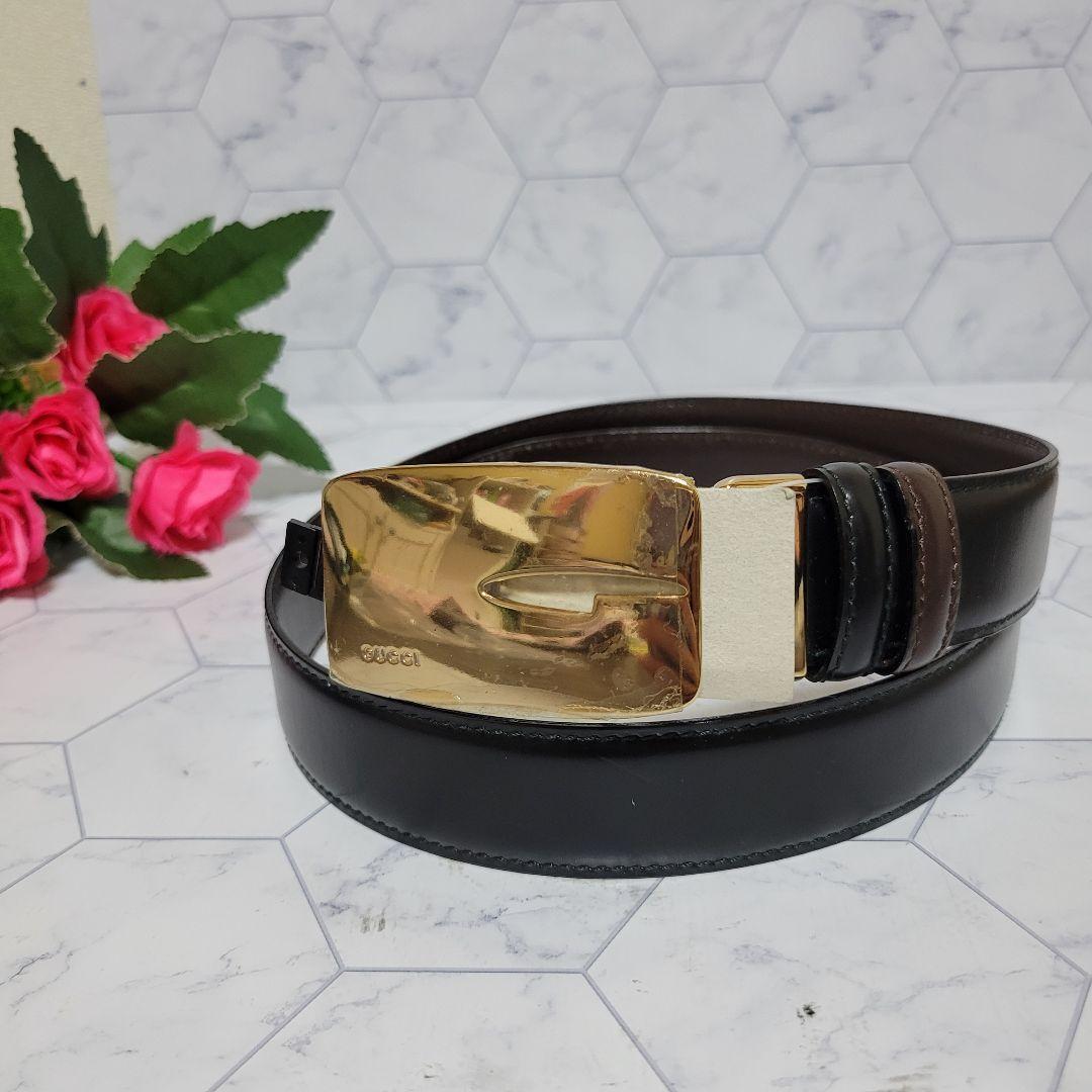 1着でも送料無料 GUCCI 未使用 ゴールド ロゴ ベスト スーツ パンツに