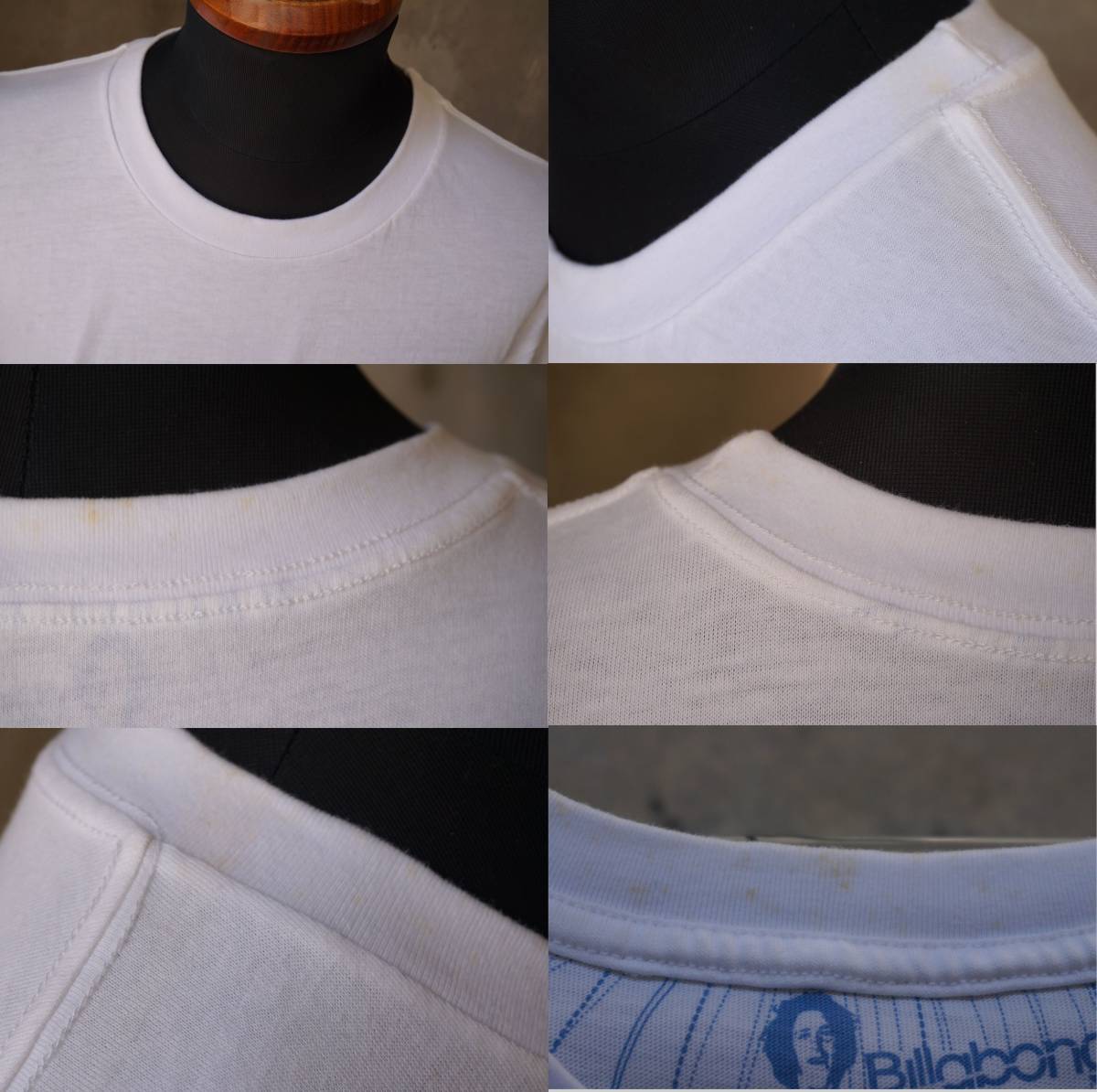 ビラボン Billabong SLIM FIT 白 ホワイト コットン 半袖 Tシャツ M