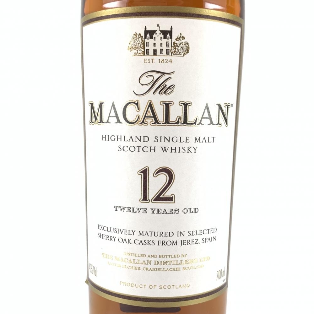 The MACALLAN マッカラン 12年 シェリーカスク 700ml 40度 シングルモルト スコッチ ウイスキー SHERRY OAK 管理YI33295の画像9