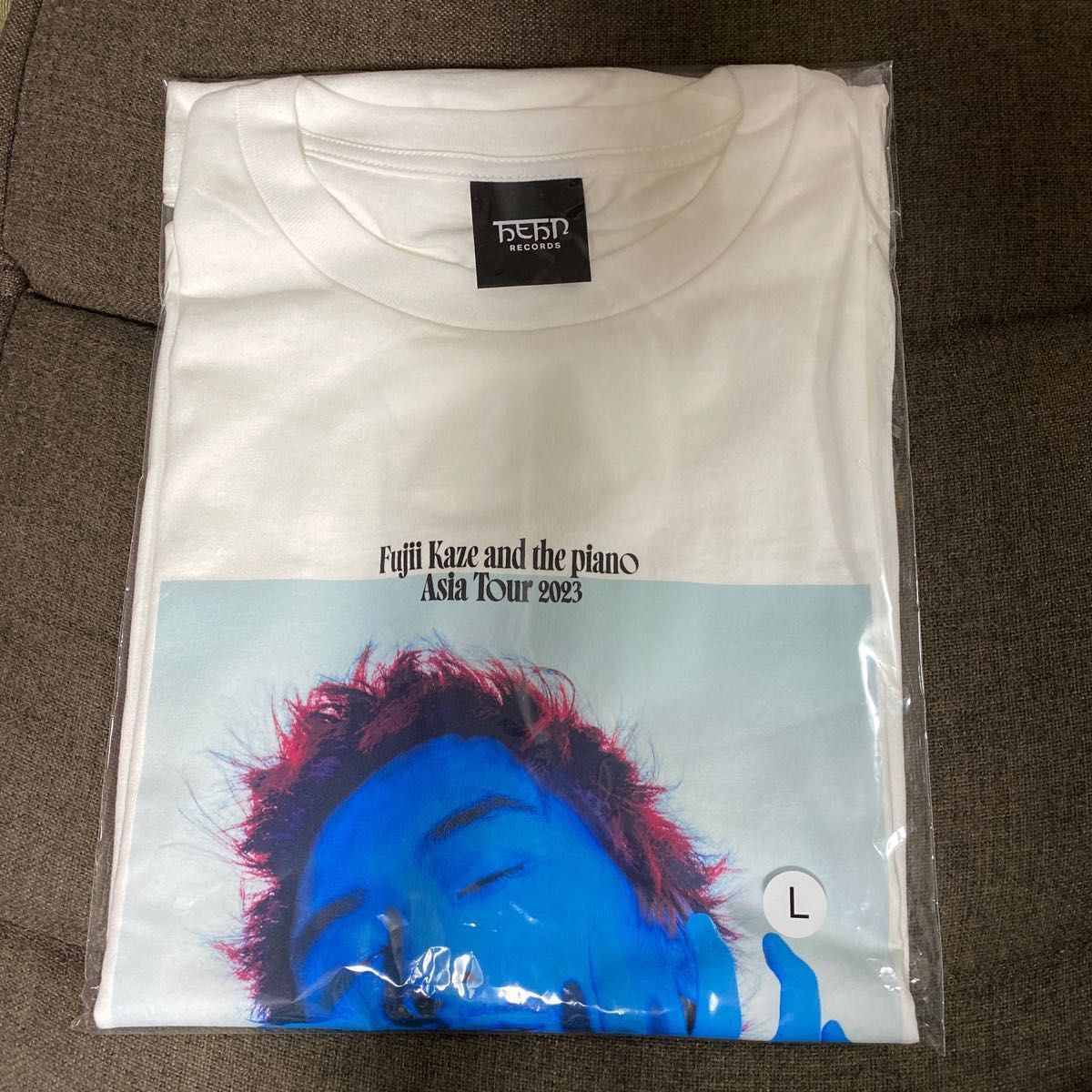 セール・キャンペーン 藤井風アジアツアーTシャツ Lサイズ Blue セール・キャンペーン 藤井風アジアツアーTシャツ Lサイズ Blue
