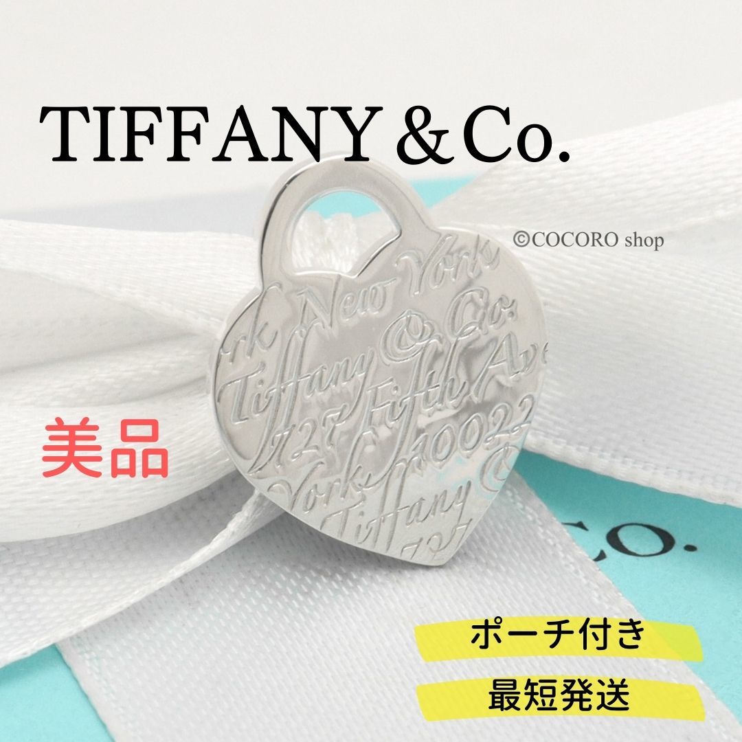 楽天最安値に挑戦】 ハート ノーツ TIFFANY＆Co. 【美品】ティファニー