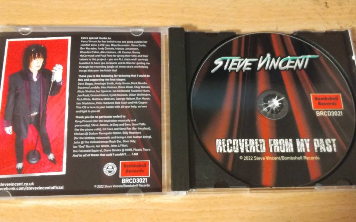 【PARADISE ALLEYのVo】STEVE VINCENTのRecovered From My Past自主製作盤CD。_画像2