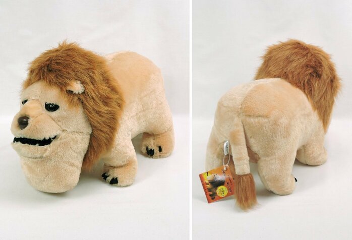 ★タグ付き★非売品★シャクレルプラネット★BIG ぬいぐるみ★LION★しゃくれる★ライオン_画像1