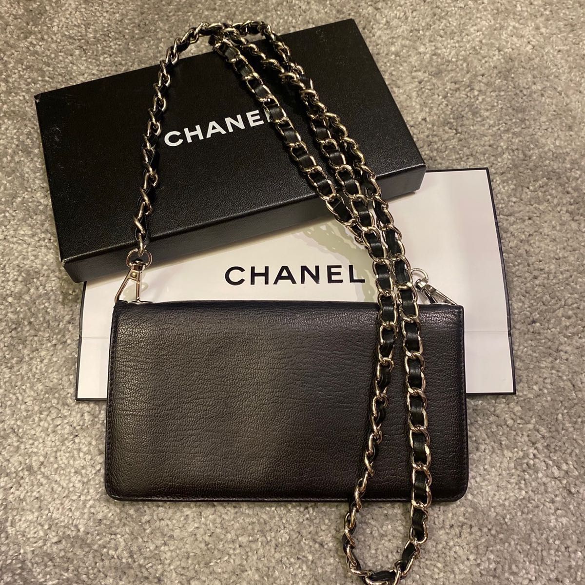 CHANEL シャネル 長財布 チェーンバッグ チェーンウォレット-