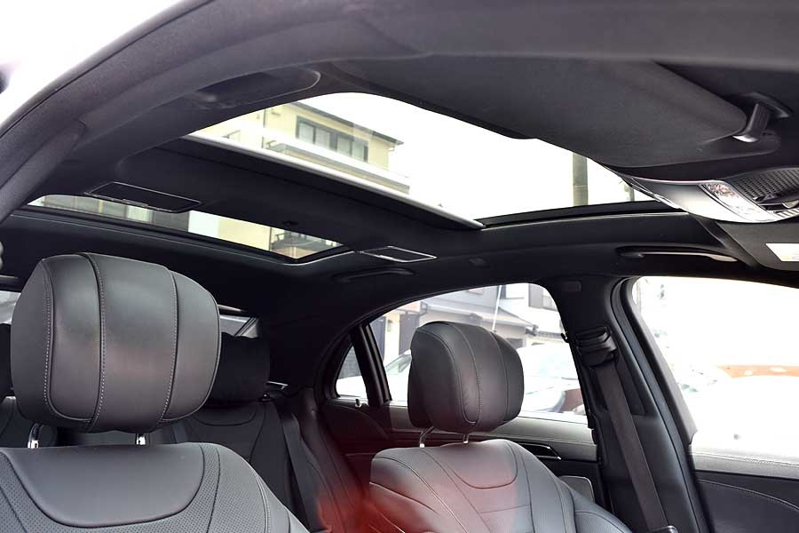 ロングボディ 運転手付きにて使用車 TVキャンセラー付 ワンオーナー車 メルセデスベンツ S300hロング AMGライン 出品中の現車確認可能の画像9