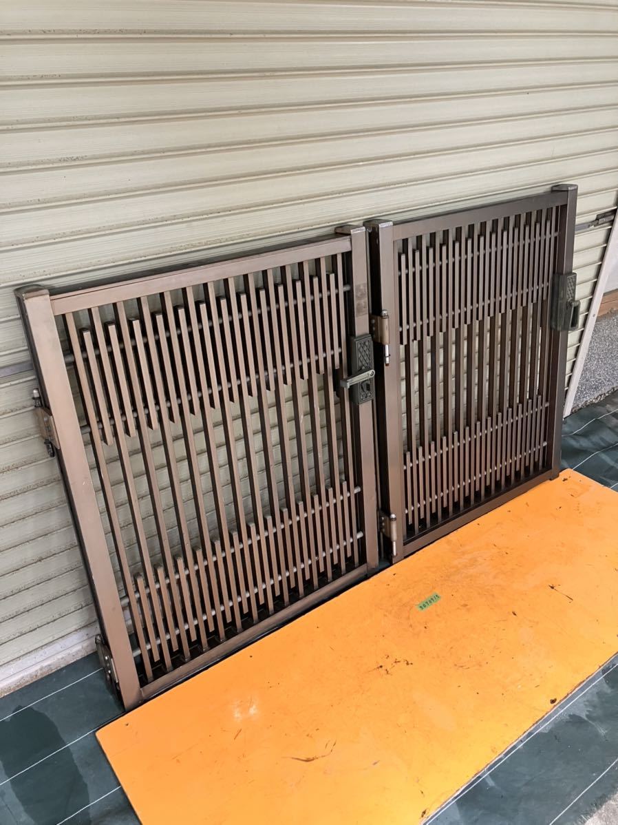 ☆門扉 アルミ 玄関 勝手口 DIY リフォームに 中古☆kamrecy ☆門扉 アルミ 玄関 勝手口 DIY リフォームに 中古☆kamrecy
