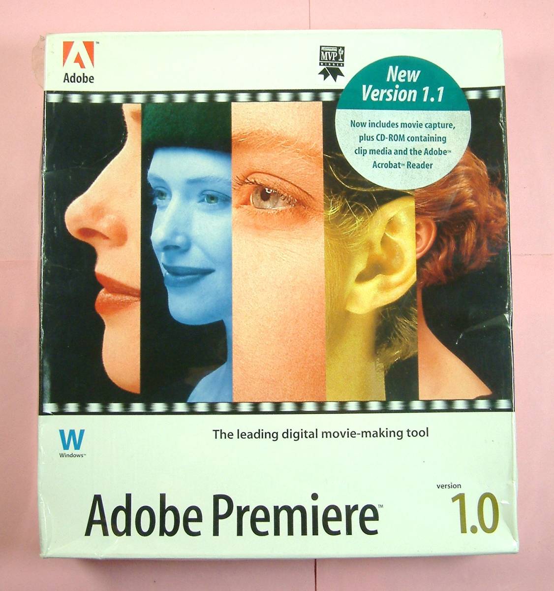 [3116] Adobe Premiere v1.1 English Retail New Sealed Ad bi premium английская версия новый товар нераспечатанный видео редактирование soft Movie произведение изображение анимация 