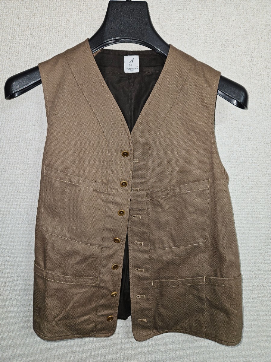 【オンラインショップ】 ANATOMICA アナトミカ サガンベスト コットン タン ブラウン ベスト ジレ Mサイズ 【オンラインショップ】 ANATOMICA アナトミカ サガンベスト コットン タン ブラウン ベスト ジレ Mサイズ
