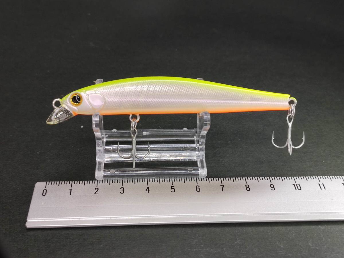 R23989 美品 ジップベイツ ザブラ システムミノー 9F タイダル / ZBL SYSTEM MINNOW 9F Tidal チャートバックパールの画像5