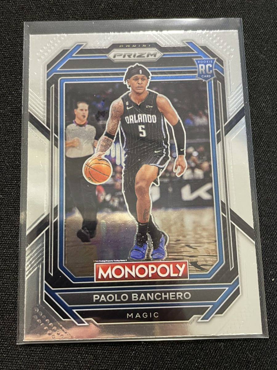 Paolo Banchero RC Prizm Monopoly Base Rookie Card NBAカード その2