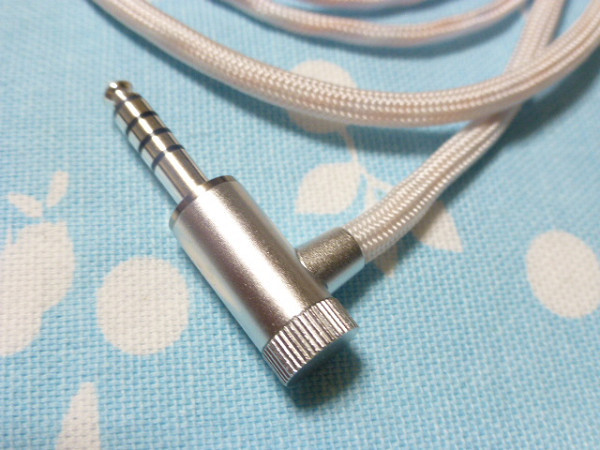切り込み入り MMCX オーグライン +pt 撚り線 4芯 80cm 短め仕様 切り込み入り MMCX オーグライン +pt 撚り線 4芯 80cm 短め仕様