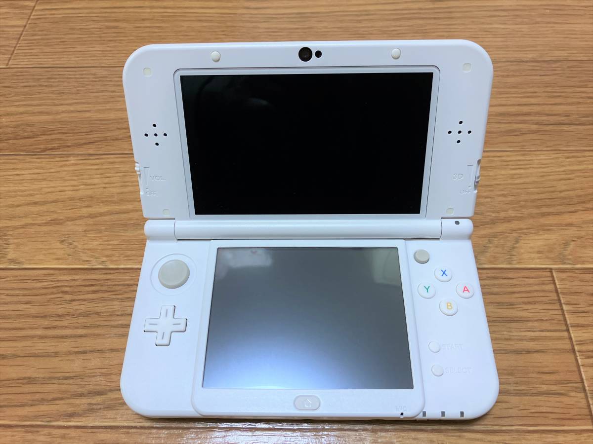New ニンテンドー 3DS LL パールホワイト 任天堂 上下ips液晶 保護フィルム装着 Nintendo_画像7