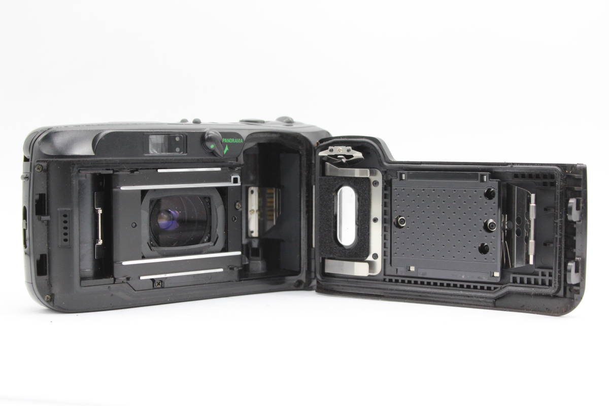 【返品保証】 オリンパス Olympus μ Zoom Panorama ブラック AiAF 35-70mm コンパクトカメラ C7811の画像9