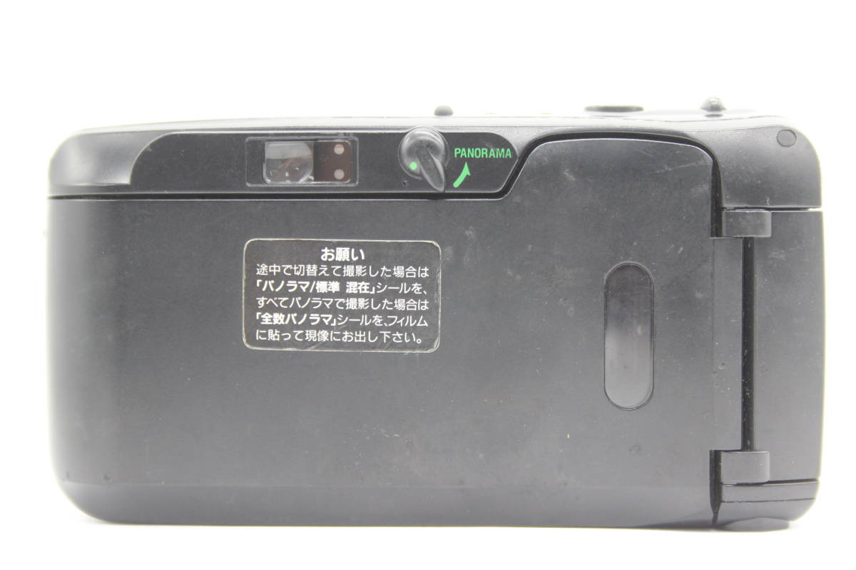 【返品保証】 オリンパス Olympus μ Zoom Panorama ブラック AiAF 35-70mm コンパクトカメラ C7811の画像5