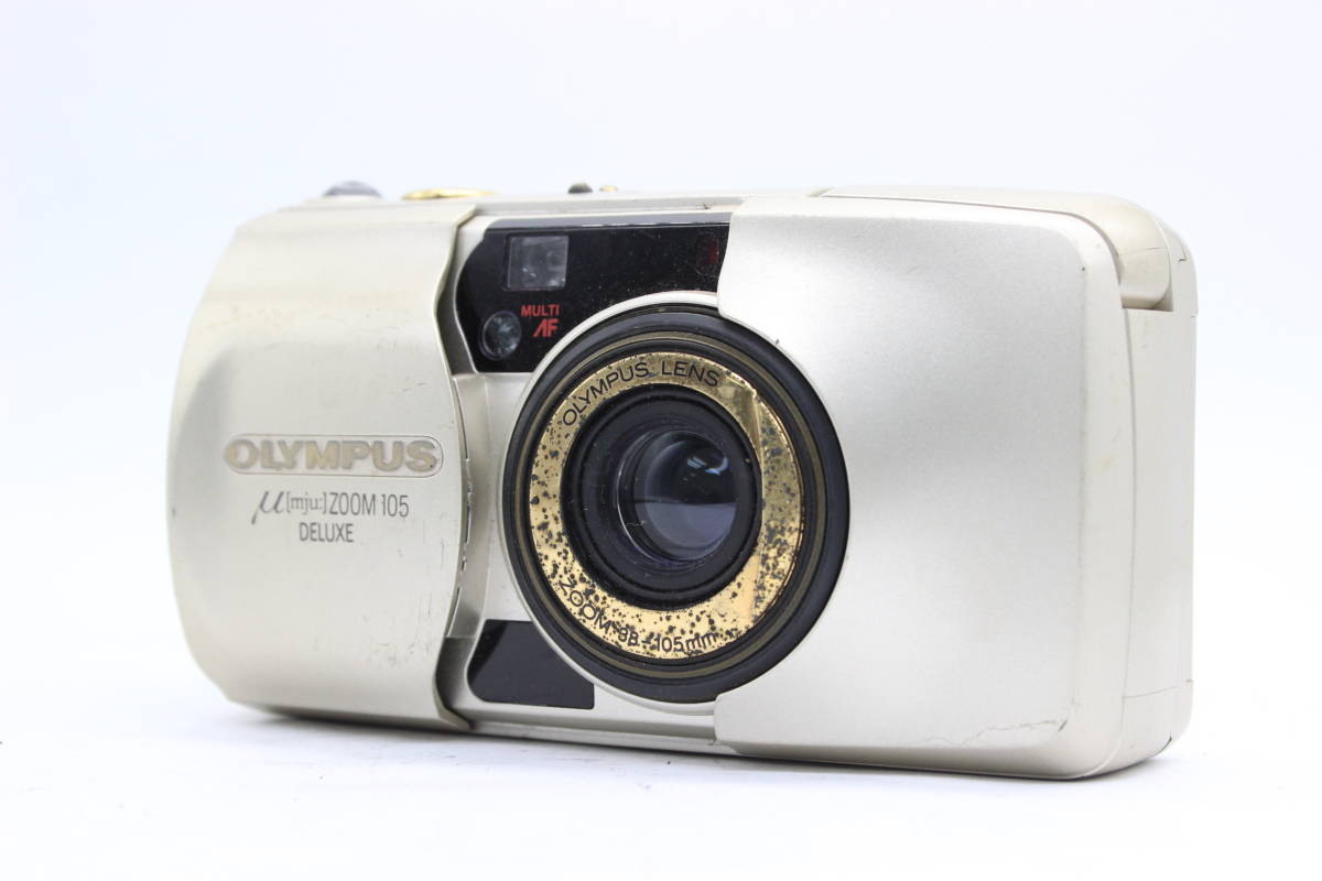 【返品保証】 オリンパス Olympus μ Zoom 105 Deluxe ゴールド Multi AF 38-105mm コンパクトカメラ C8015