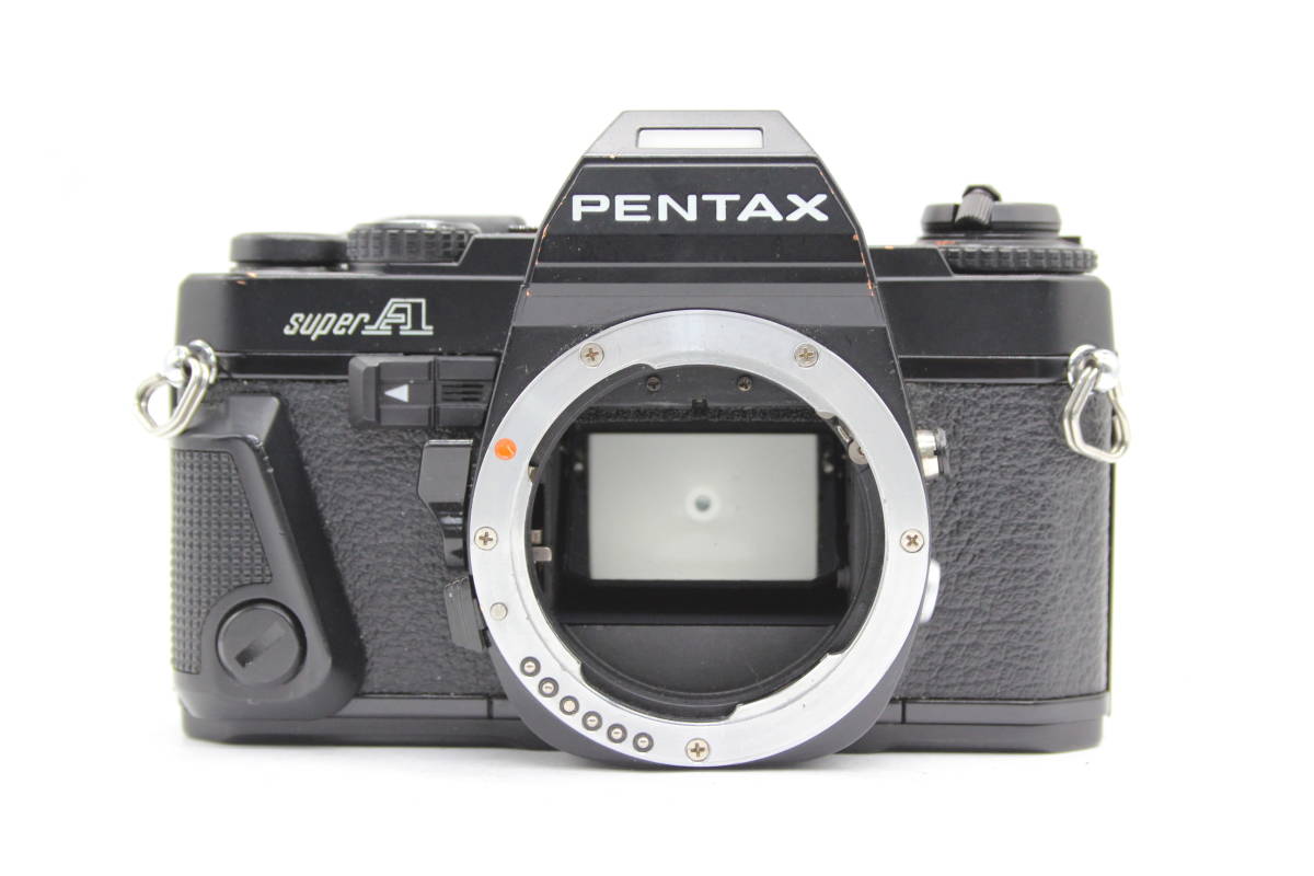 【返品保証】 ペンタックス Pentax SuperA ブラックボディ smc Pentax-M Macro 100mm F4 ボディレンズセット C8020_画像2