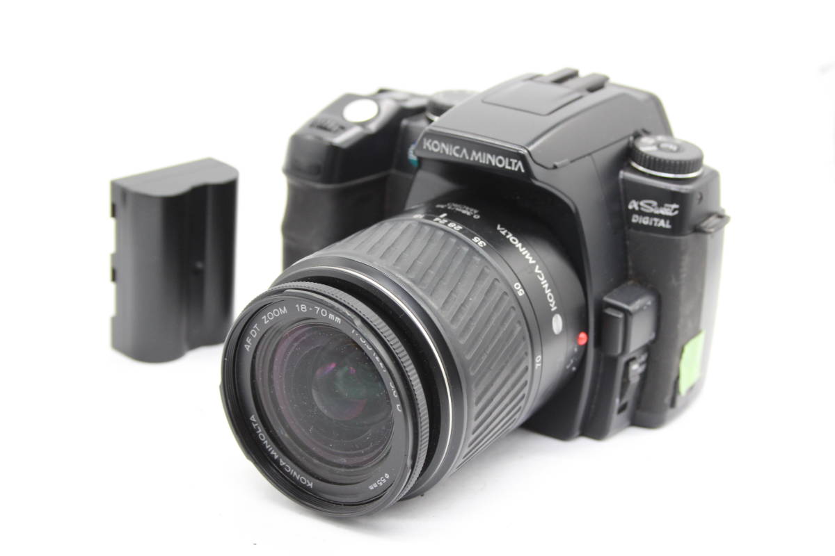 【返品保証】 コニカミノルタ Konica Minolta α Sweet Digital AF DT Zoom 18-70mm F3.5-5.6 D バッテリー付き デジタル一眼 C8026_画像1