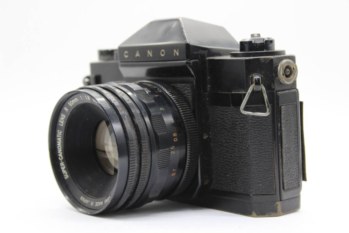 【訳あり品】 キャノン Canonflex RP ブラック SUPER-CANOMATIC R 50mm F1.8 プリセット絞り ボディレンズセット C8471_画像1