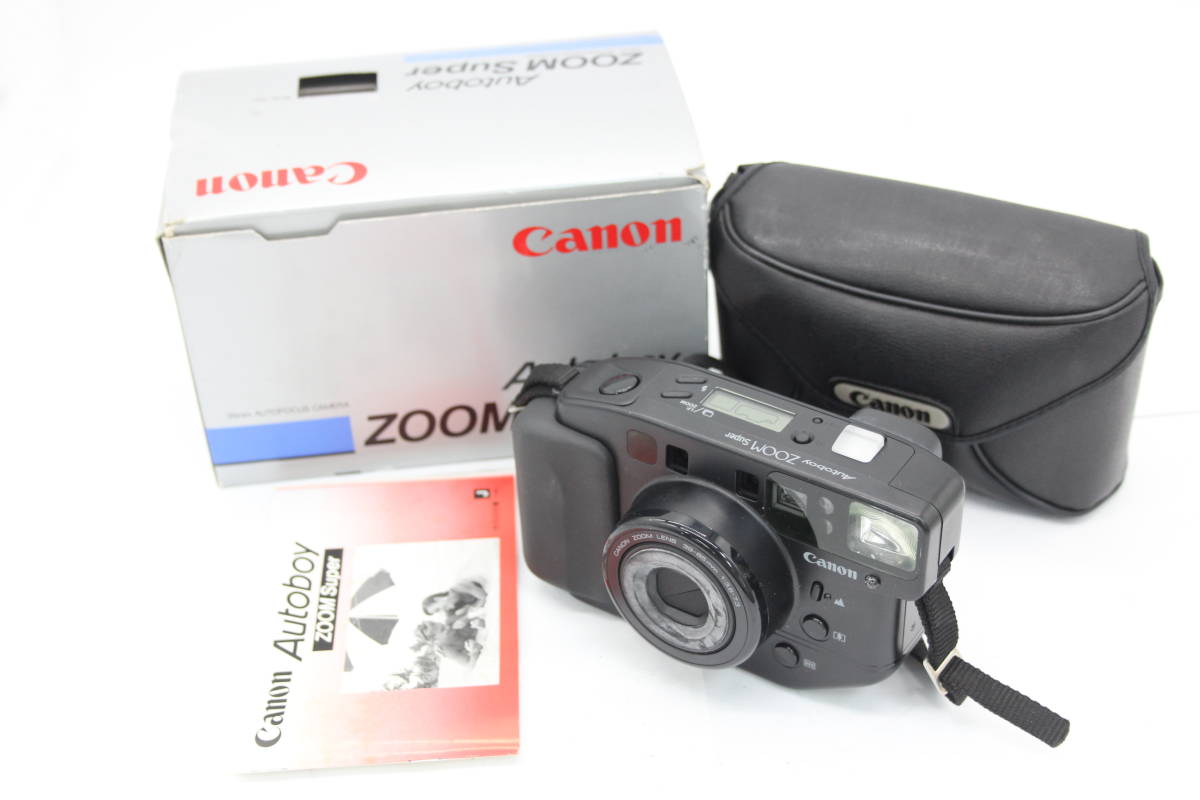 【返品保証】 【元箱付き】キャノン Canon Autoboy ZOOM Super 39-85mm F3.6-7.3 ソフトケース付き コンパクトカメラ C8489の画像1