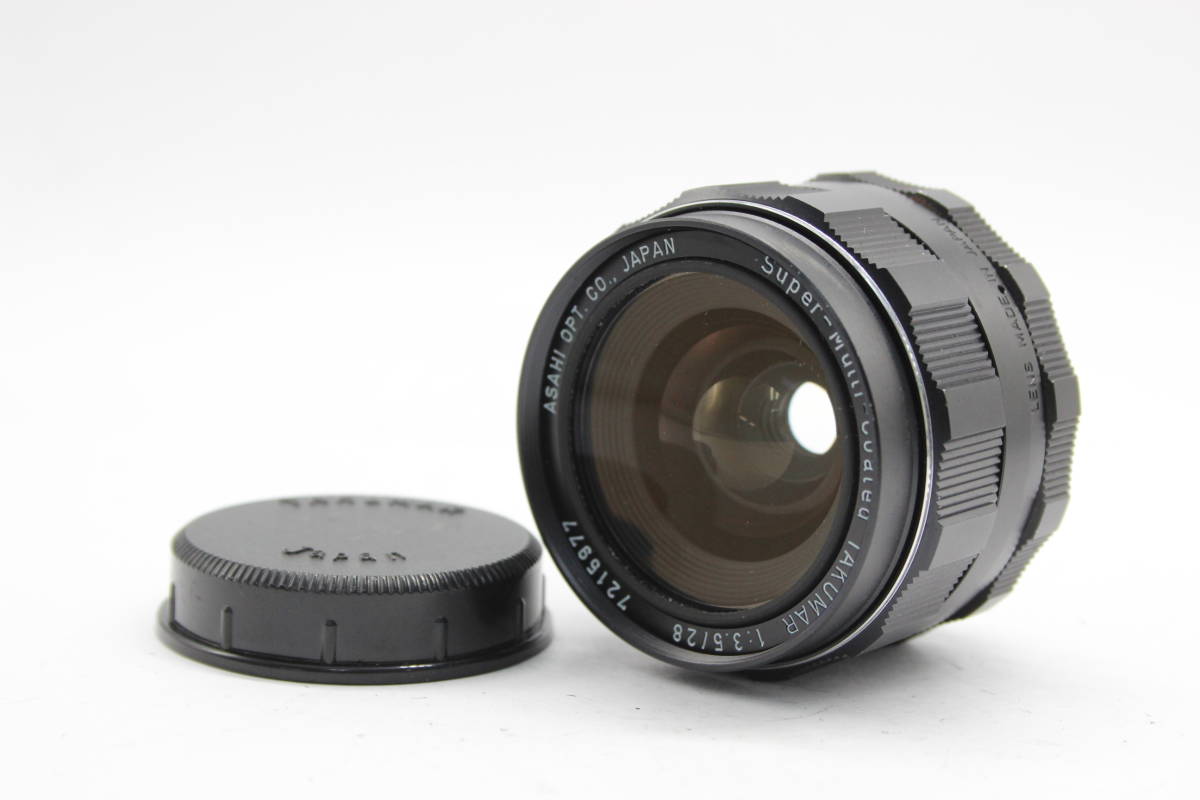 【返品保証】 ペンタックス Pentax Super-Multi-Coated TAKUAR 28mm F3.5 M42マウント レンズ C8367_画像1
