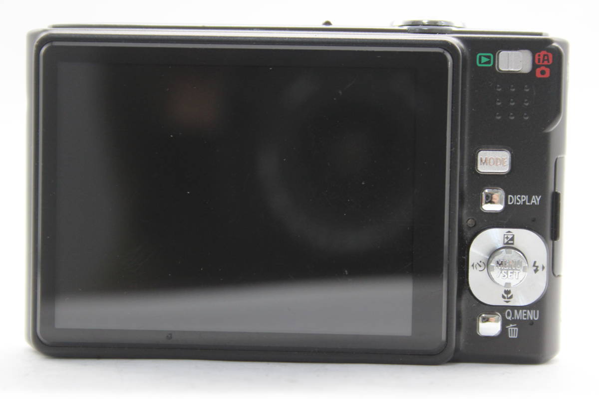 【返品保証】 パナソニック Panasonic Lumix DMC-FS20 ブラック 30mm Wide バッテリー付き コンパクトデジタルカメラ C8396_画像4
