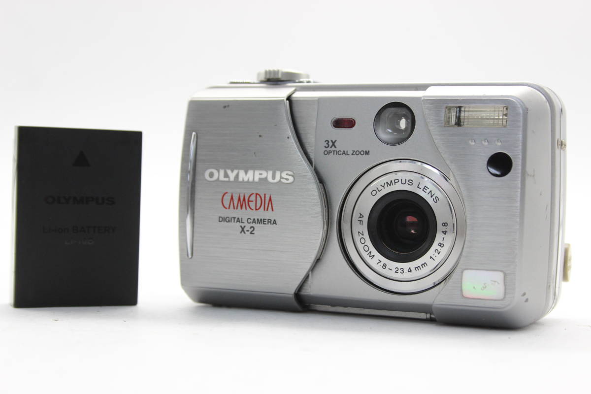 【返品保証】 オリンパス Olympus CAMEDIA X-2 3x バッテリー付き コンパクトデジタルカメラ C8398