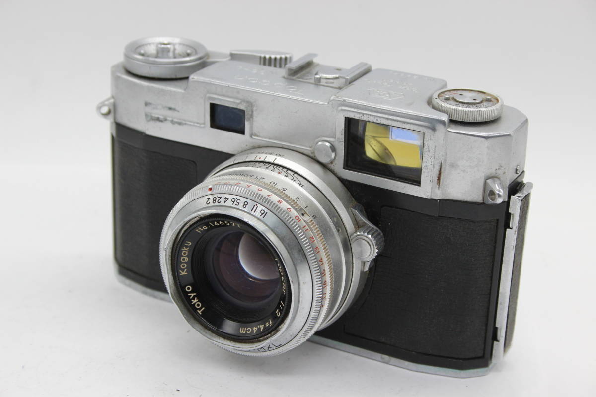 【返品保証】 東京光学 トプコン Topcon 35-L Topcor 4.4cm F2 レンジファインダー カメラ C8892