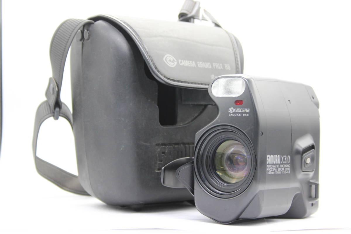 【訳あり品】 京セラ Kyocera SAMURAI x3.0 25-75mm F3.5-4.3 ケース付き コンパクトカメラ C8893