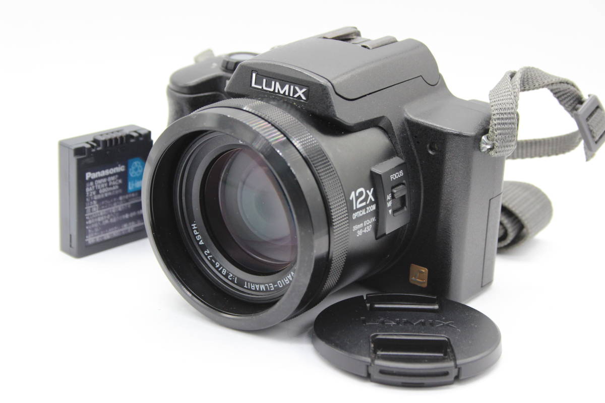 【返品保証】 パナソニック Panasonic Lumix DMC-FZ20 12x バッテリー付き コンパクトデジタルカメラ R C8949
