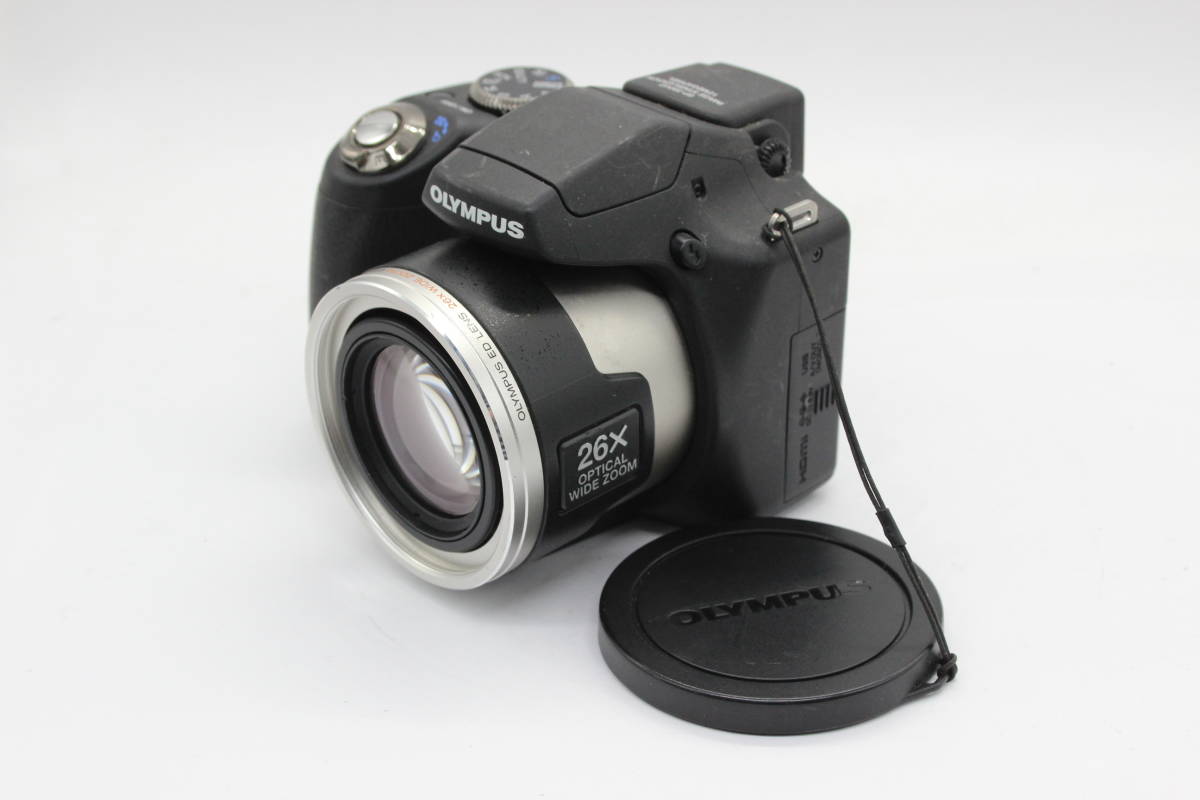 【返品保証】 【便利な単三電池で使用可】オリンパス Olympus SP-590UZ 26x コンパクトデジタルカメラ C8995