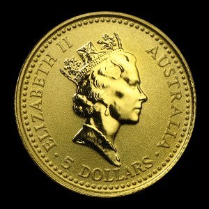 [ written guarantee * capsule with a self-starter ] 1991 year ( new goods ) Australia [ kangaroo ] original gold 1/20 ounce gold coin 