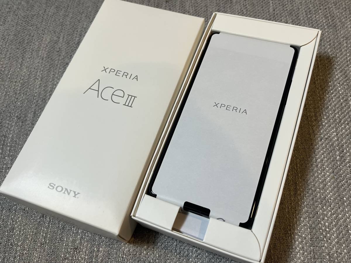 低価格の ACE Xperia 新品 III エクスペリア ソニー ブラック A203SO simフリー SONY Android