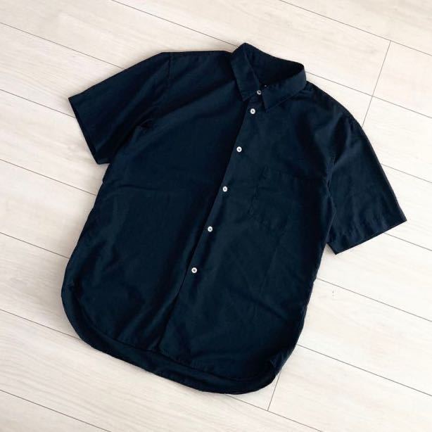 COMME des GARCONS HOMME DEUX 半袖 ポリ縮絨シャツ コムデギャルソン オム ドゥ CDG HOMME SHIRT FOREVER BLACK PLAY JUNYA WATANABE MANの画像4