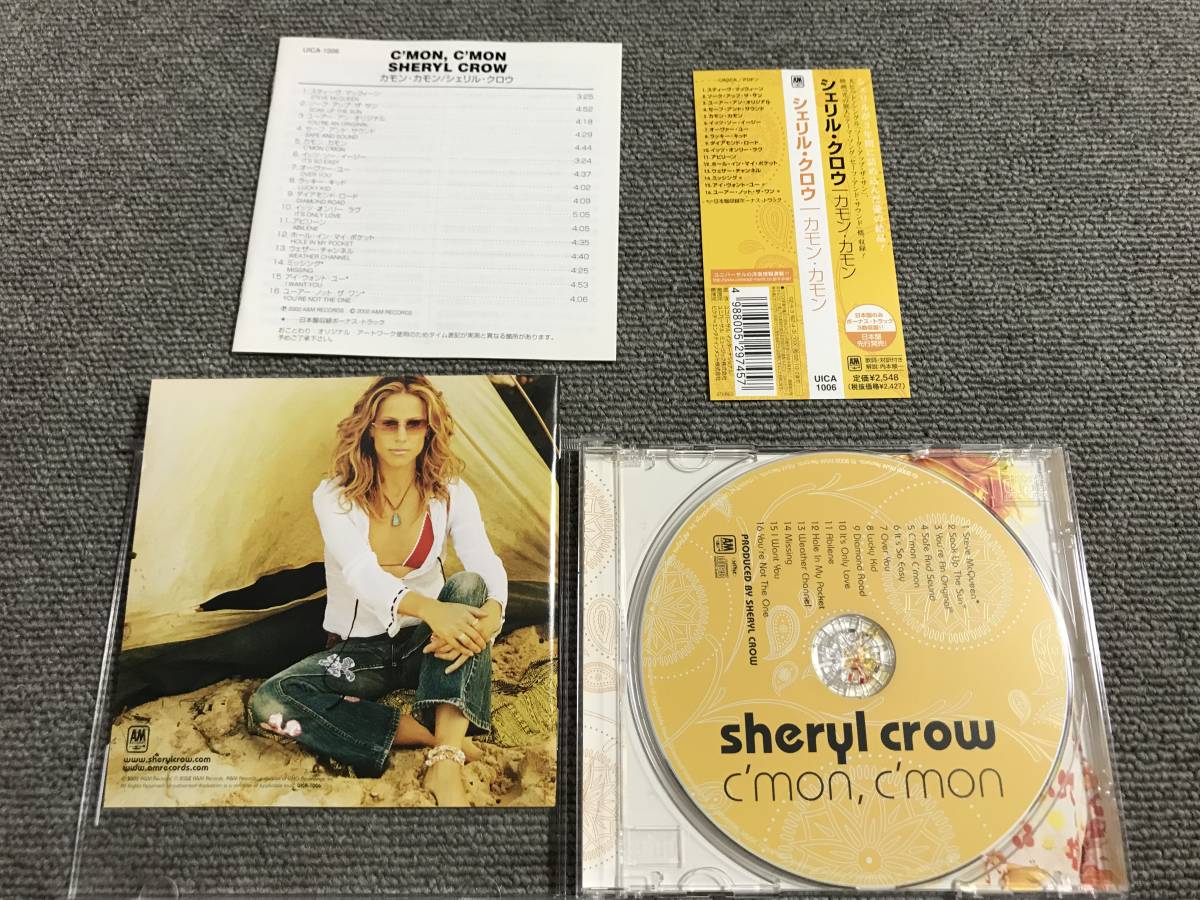 シェリル・クロウ SHERYL CROW / カモン・カモン C'MON, C'MON■型番:UICA-1006■AZ-2693_画像3