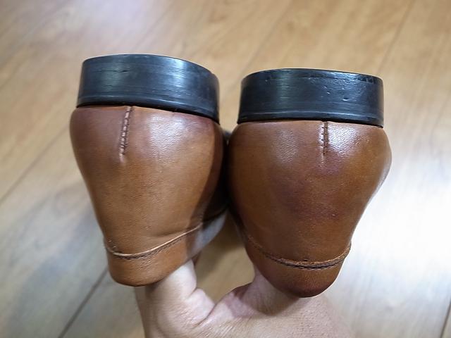  прекрасный товар LEVI\'S Levi's кожа обувь стеганый monk ремешок Loafer кожа обувь чай 9M примерно 27.