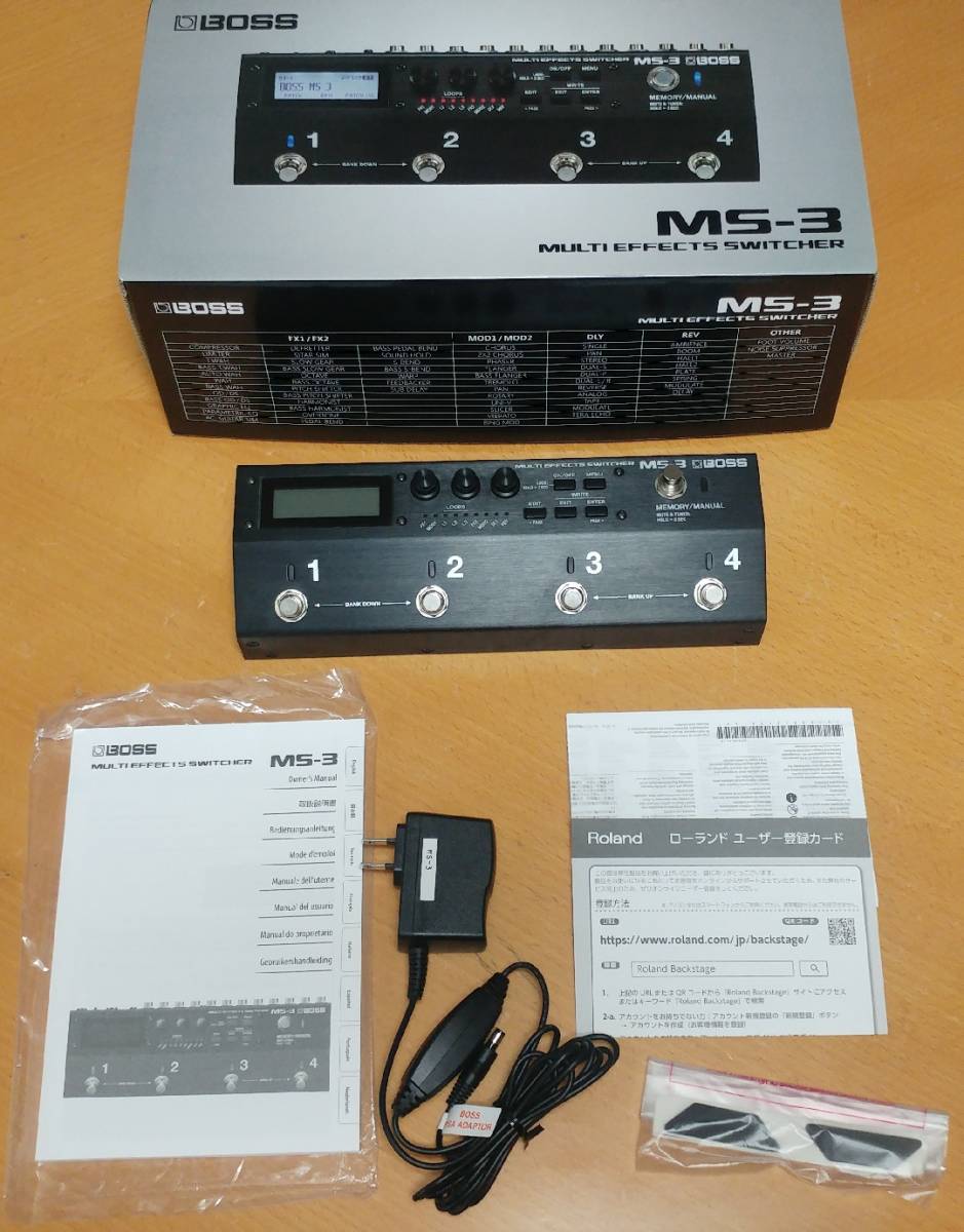 BOSS MS-3 Multi Effects Switcher ギター ベース マルチエフェクト