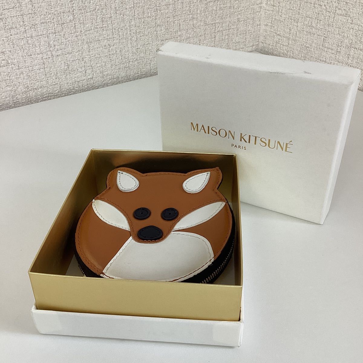 Maison Kitsune メゾンキツネ コインケース 小銭入れ 小物入れ 【中古