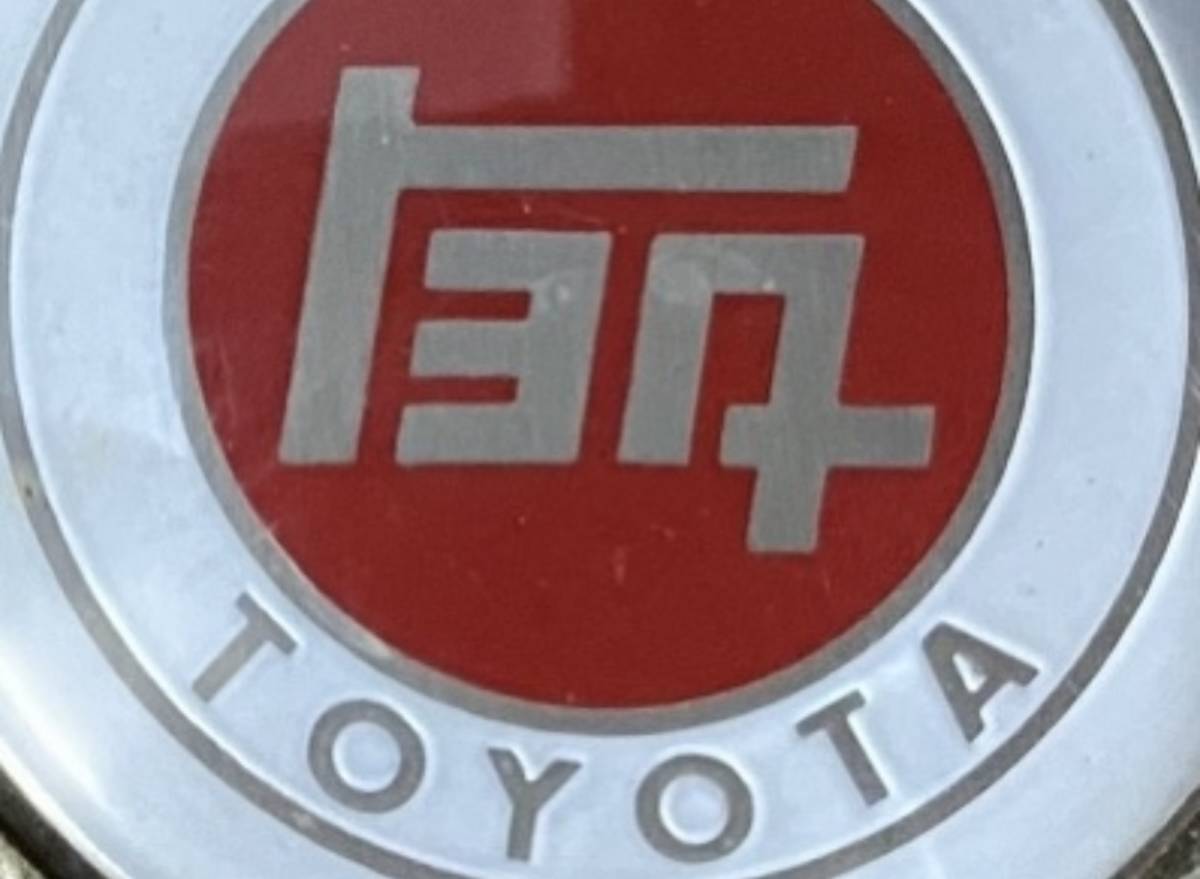 激レア 当時物 トヨタ 旧ロゴ ホーンボタン 旧車 昭和 レトロ ビンテージ ◆ MOMO INDY NARDI ok ◆ JDM TOYOTA “TEQ” Logo Horn Button_画像3