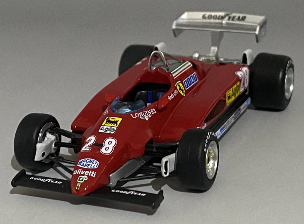 1/43 F1 Ferrari 126 C2 1982 Mario Andretti #28 ◆ 3位 1982 Italian Grand Prix ◆ フェラーリ マリオ アンドレッティ_画像2