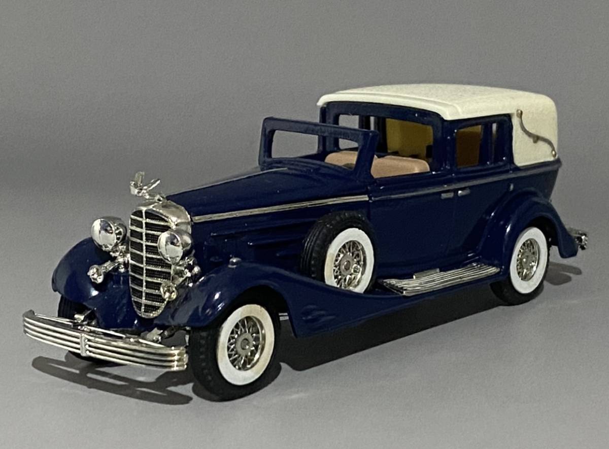 1933 Cadillac 452 V16 Dark Blue Y-34 (スケール不明 1/43 ?) Art Deco ◆ Matchbox Models of Yesteryear ◆ マッチボックス ミニカー の画像1