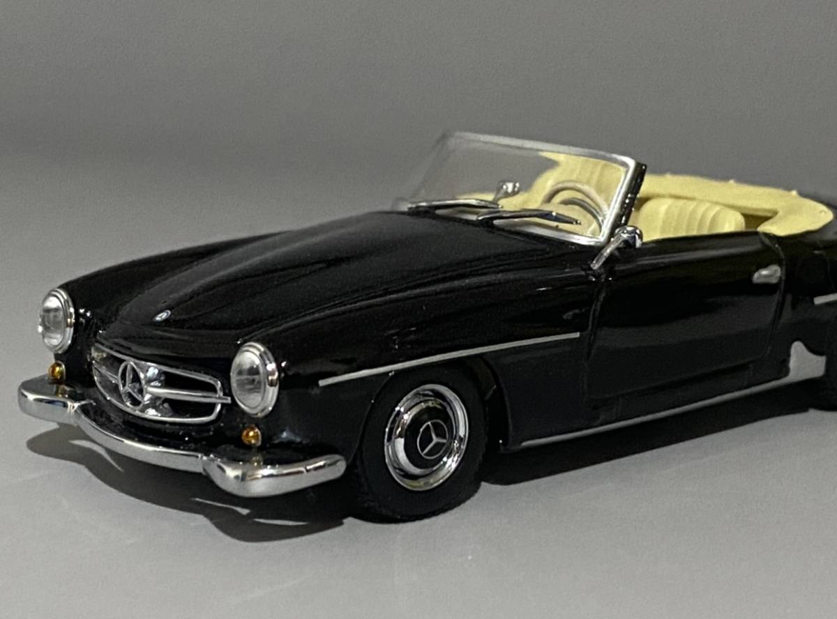 Minichamps 1/43 Mercedes Benz 190 SL Schwarz 1955 W121 ◆ Black Box | Limited Edition ◆ ミニチャンプス 430 033139_画像6