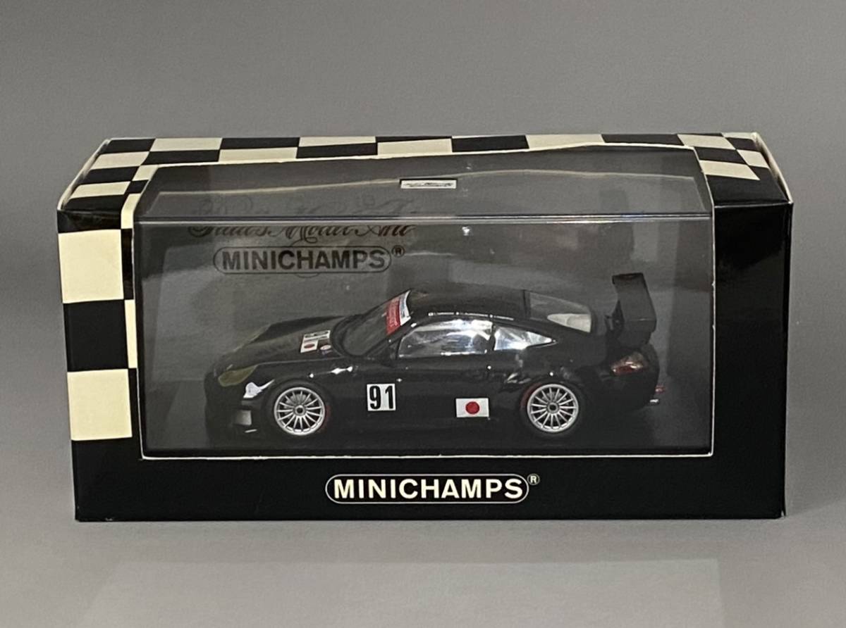 レア Minichamps 1/43 Porsche 911 GT3 RS Essais du Mans (Testing) 2005 ◆ Black Box | Limited Edition ◆ ミニチャンプス 400 056971_画像9