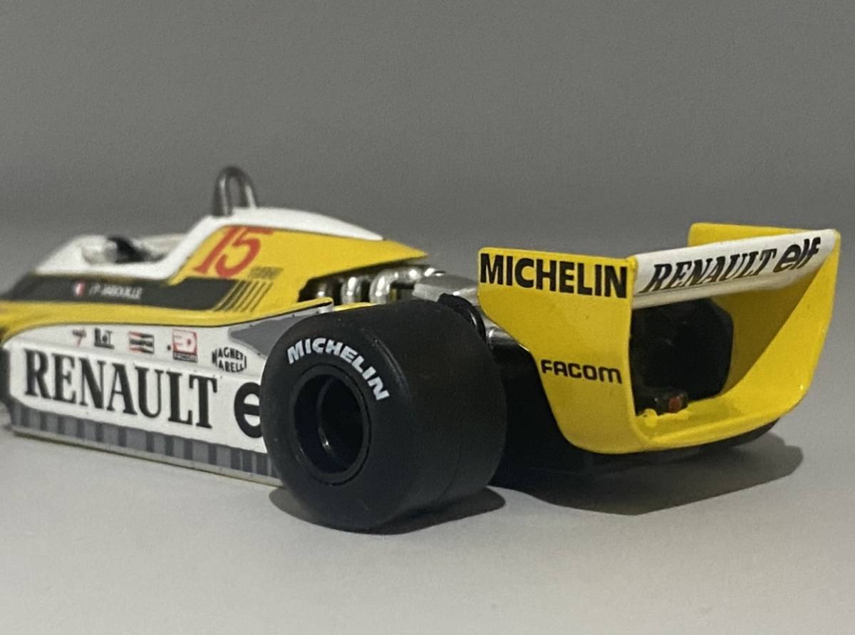 1/43 F1 Renault RS10 1979 Jean-Pierre Jabouille #15 ◆ Winner 1979 French Grand Prix Dijon-Prenois ◆ Renault-Gordini 1.5 V6 Turbo_画像8