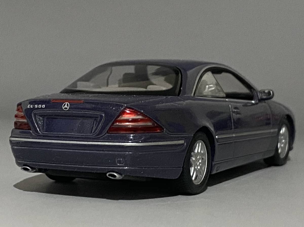 Minichamps 1/43 Mercedes Benz CL500 Coupe Azurit Blue 1999 C215 ◆ Black Box | Limited Edition ◆ ミニチャンプス 430 038025_画像4