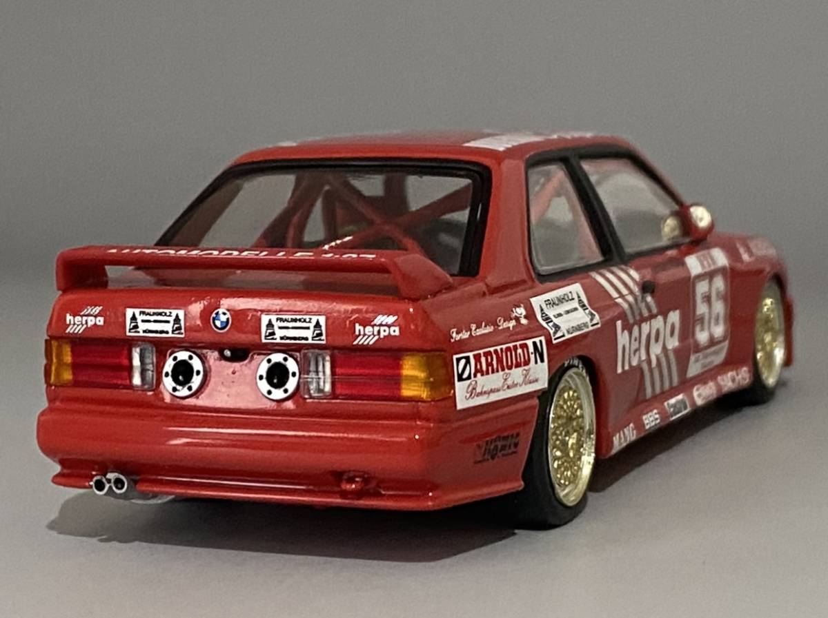 Minichamps 1/43 BMW M3 E30 DTM 1988 Tauber Motorsport G.Muller Herpa ◆ Black Box | Limited Edition ◆ ミニチャンプス 430 882056_画像4