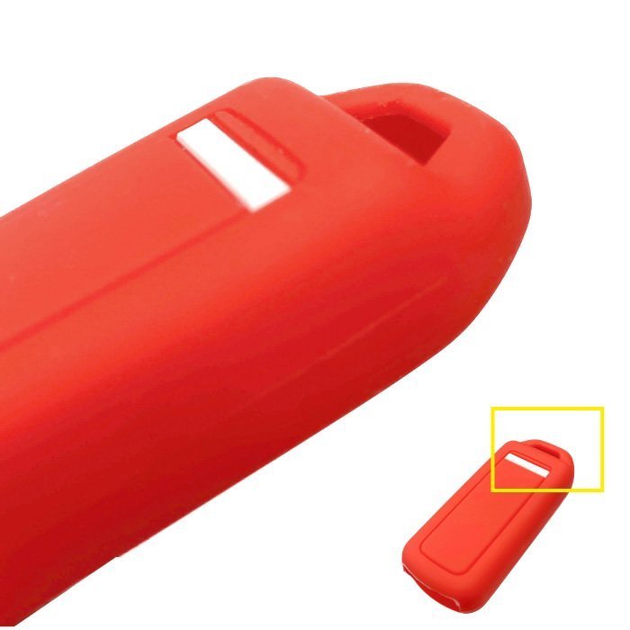 送込 ホンダ N-WGN Custom JH1/JH2 シリコン製 キー カバー 赤 2ボタン スマートキー キーレス キーフリー インテリジェントキー 車 定形外の画像7